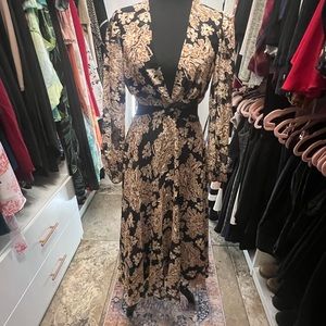 Gianni Bini Jaquard cut out dress size 4.